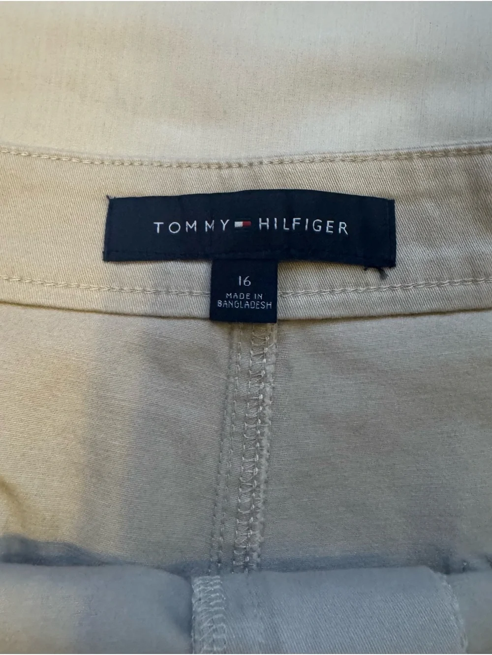 NWT Tommy Hilfiger Hollywood Khaki Skort Size 16 Golf Preppy